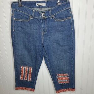 Signature by Levi Strauss Blue Jeans with Red Details